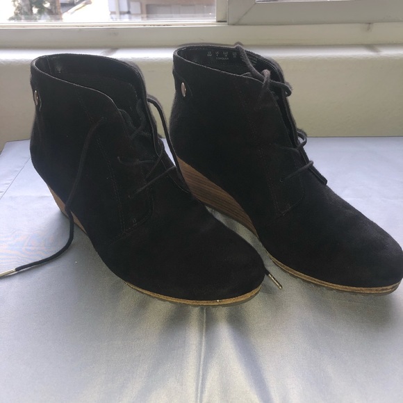 Dr. Scholls Black Suede Booties - Picture 2 of 5
